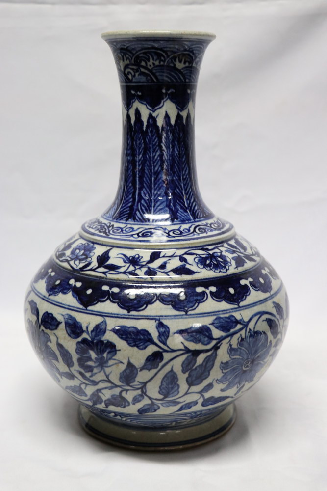 Ming dynasty Blue and White Porcelain Vase Real Rare Antiques
